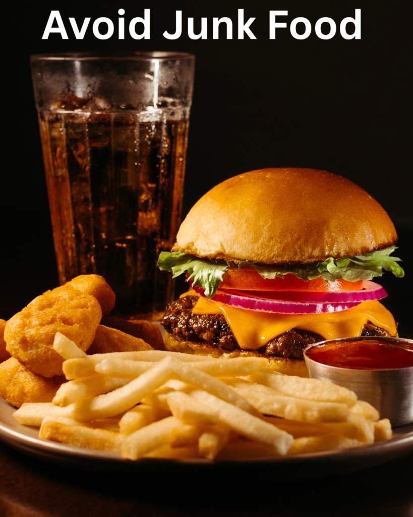 Avoid Junk food During Piles problem