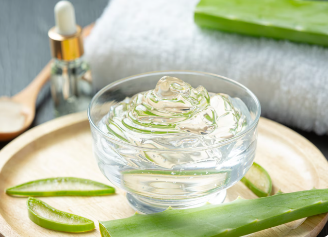 Aloe vera gel for Pimples