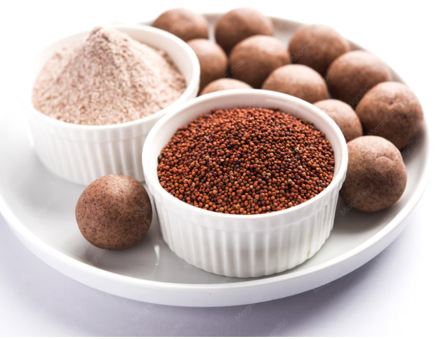 Raagi mudde(Finger Millets)